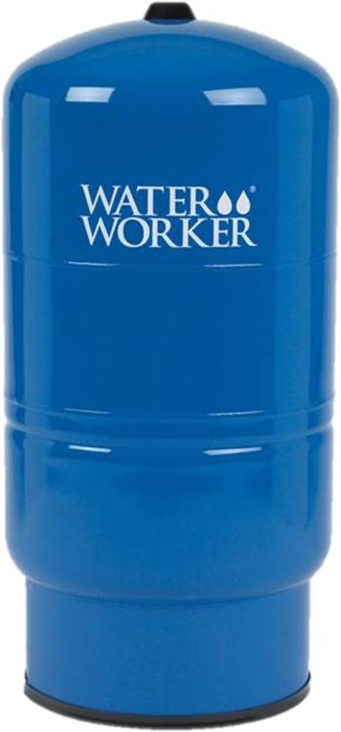 30-Gallon Vertical Pressure Well Tank with Butyl Diaphragm, Blue