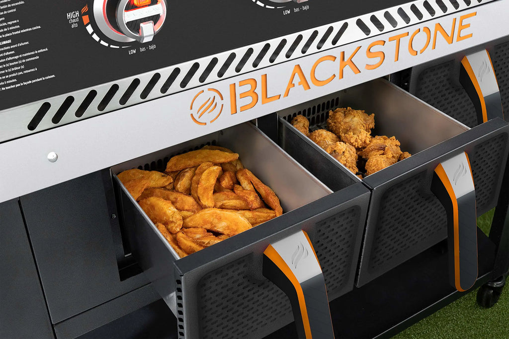 36-Inch 4-Burner Griddle and Air Fryer Combo