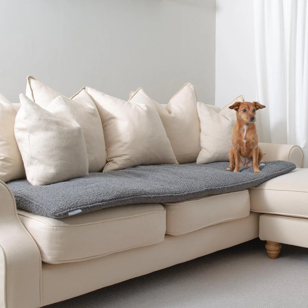 Couch Topper in Bouclé