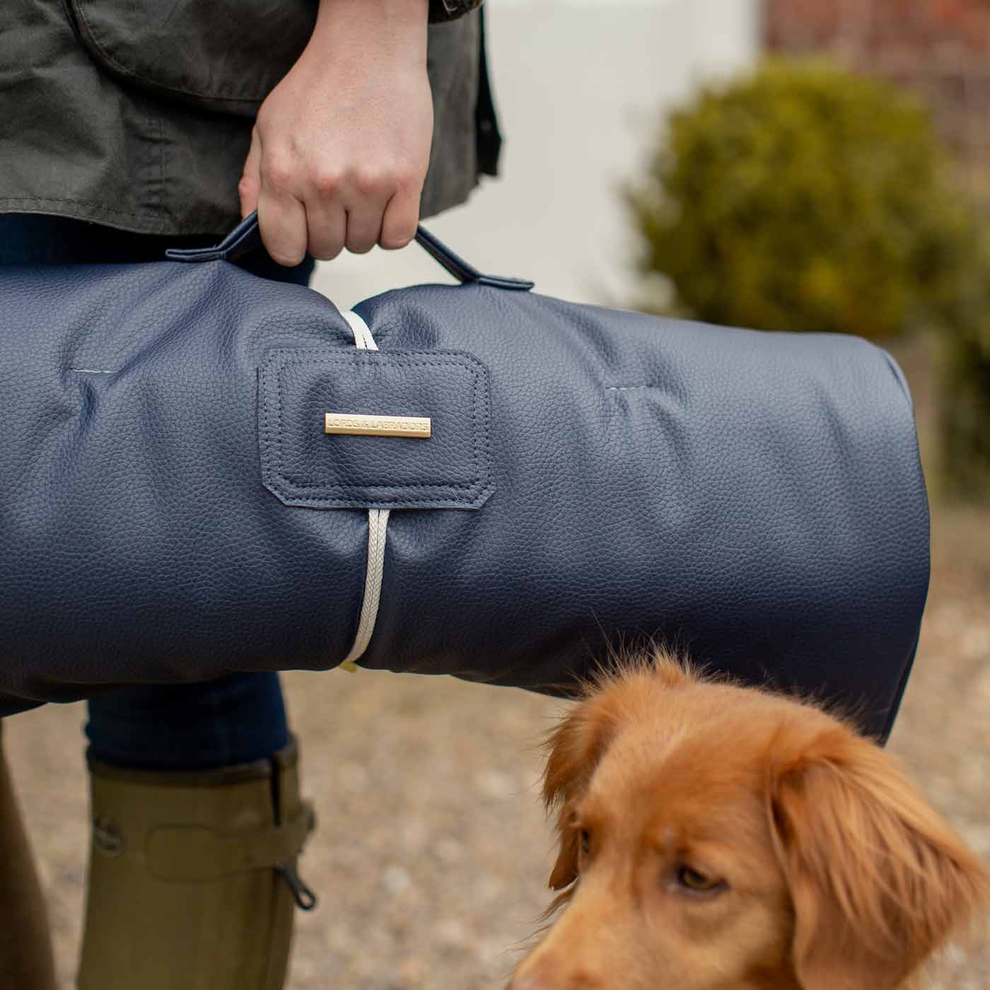 Travel Mat in Pacific Rhino Faux Leather
