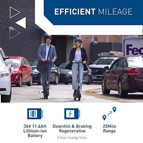 500W Folding Electric Scooter with 10-Inch Solid Tires