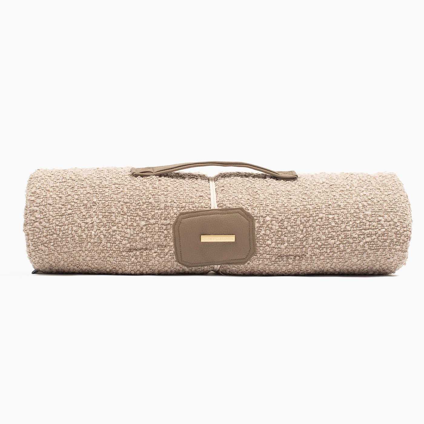 Travel Mat in Mink Bouclé