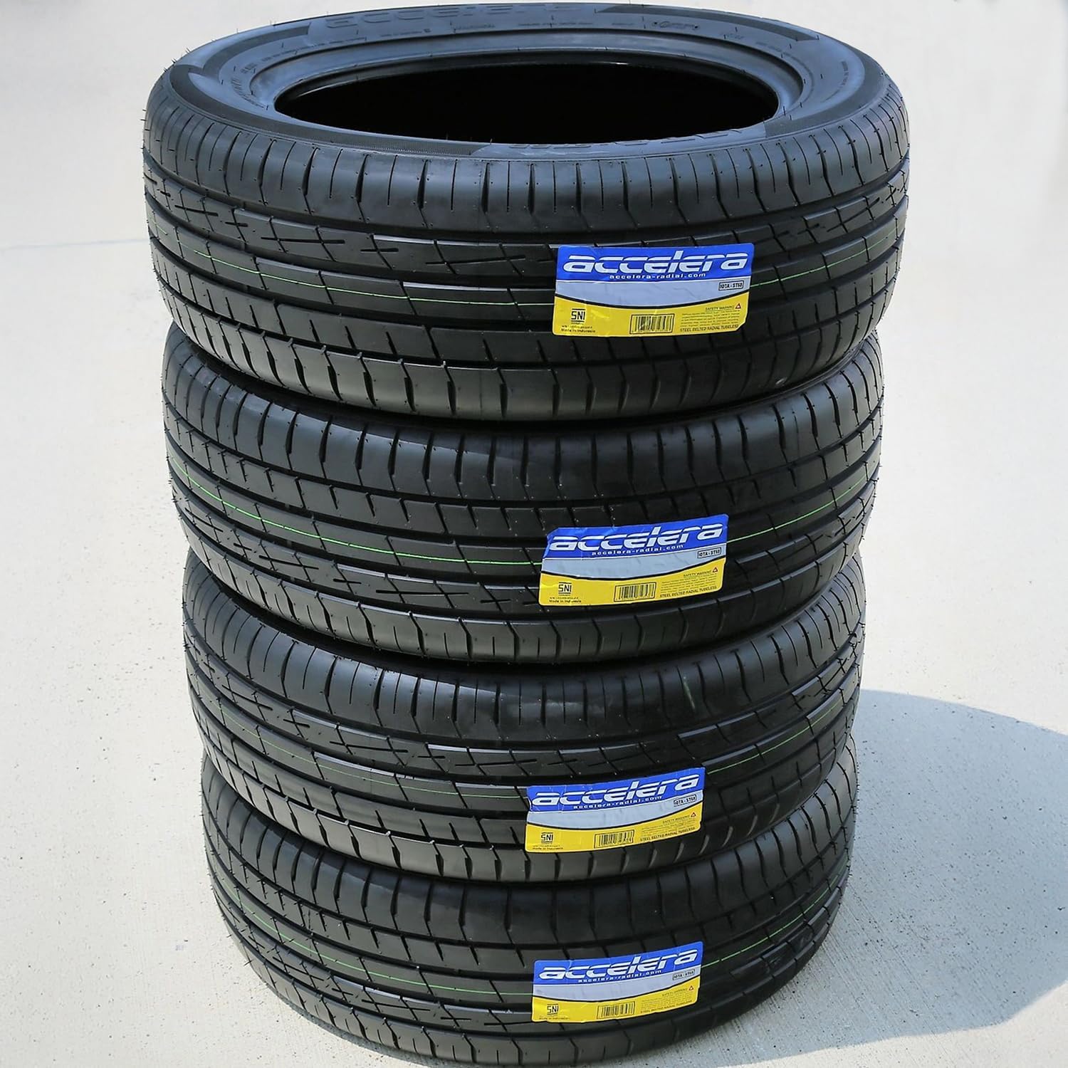 Set of 4 (FOUR) Iota ST68 All Season Truck/SUV Performance Radial Tires 255/65R18 255/65/18 255/65 18 111H Load Range SL 4 Ply BSW Black Side Wall UTQG 400AA