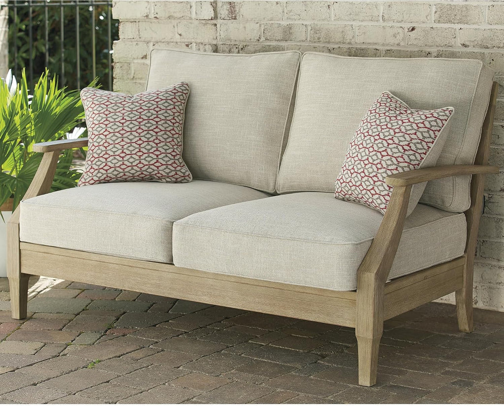 Clare View 1 Piece Eucalyptus Outdoor Sofa