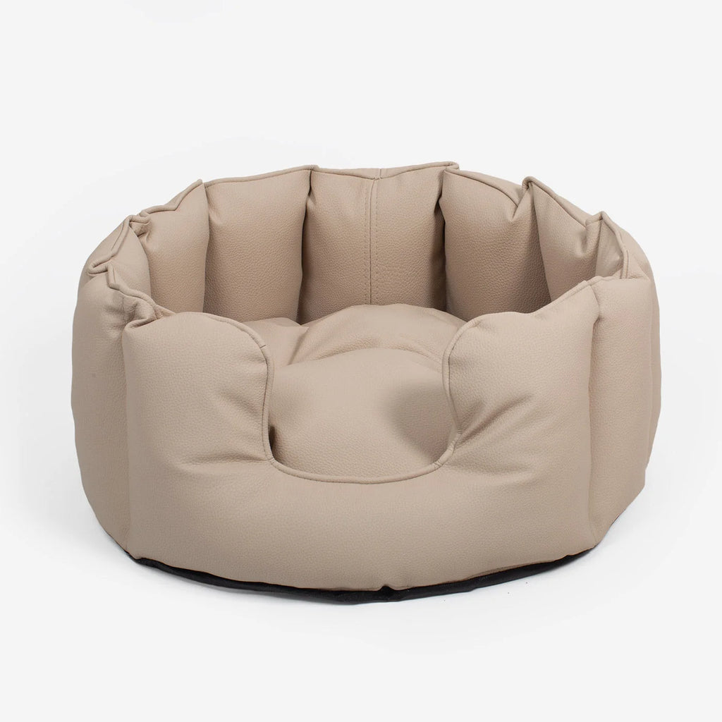 High Wall Bed in Rhino Tough Desert Faux Leather