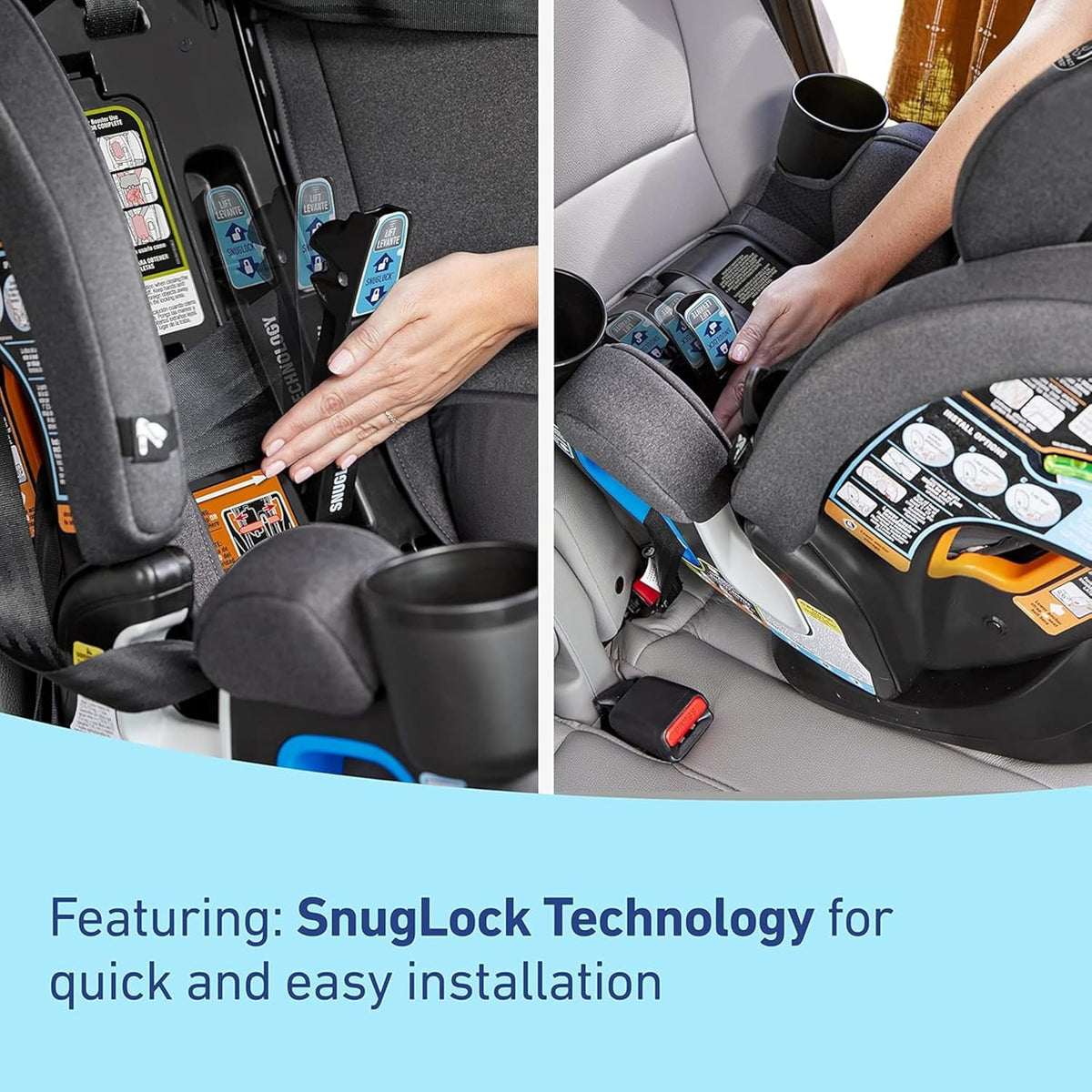 4-in-1 Convertible Car Seat for Infants and Toddlers with Rear-Facing, Forward-Facing and Booster Modes