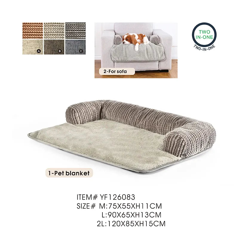 Pet Sofa Bed Cover Dog Bed