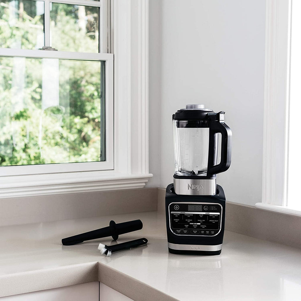 1400W Cold and Hot Blender with 64-Oz. Nonstick Glass Pitcher, Black