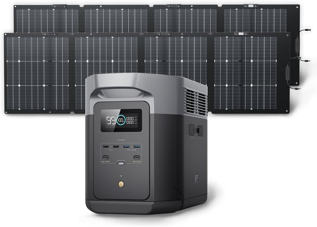 2400W Portable Power Station Solar Generator