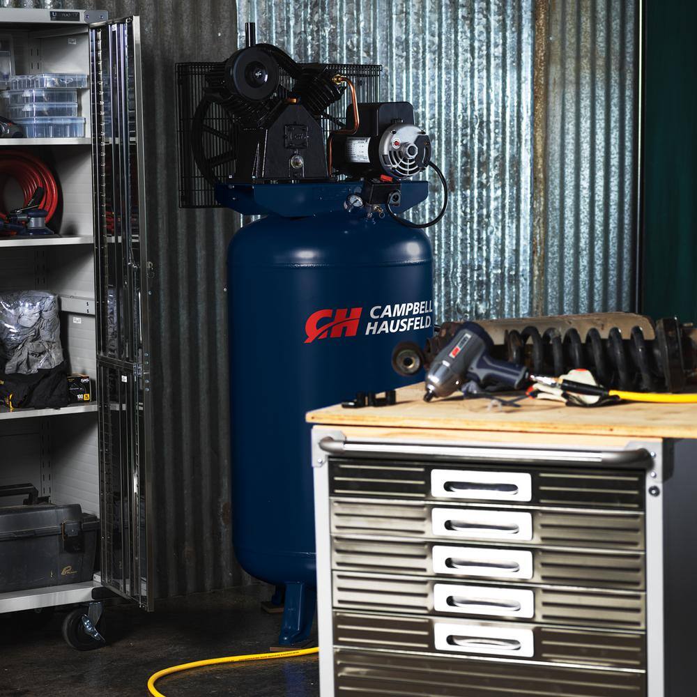 80-Gallon 175 PSI 2-Stage Stationary Electric Air Compressor