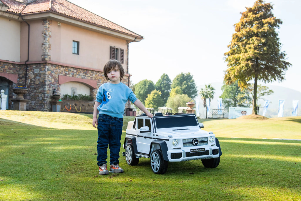 2026 Licensed 12V Mercedes Maybach G650s 4WD Kids Ride On 1 Seater Car with RC