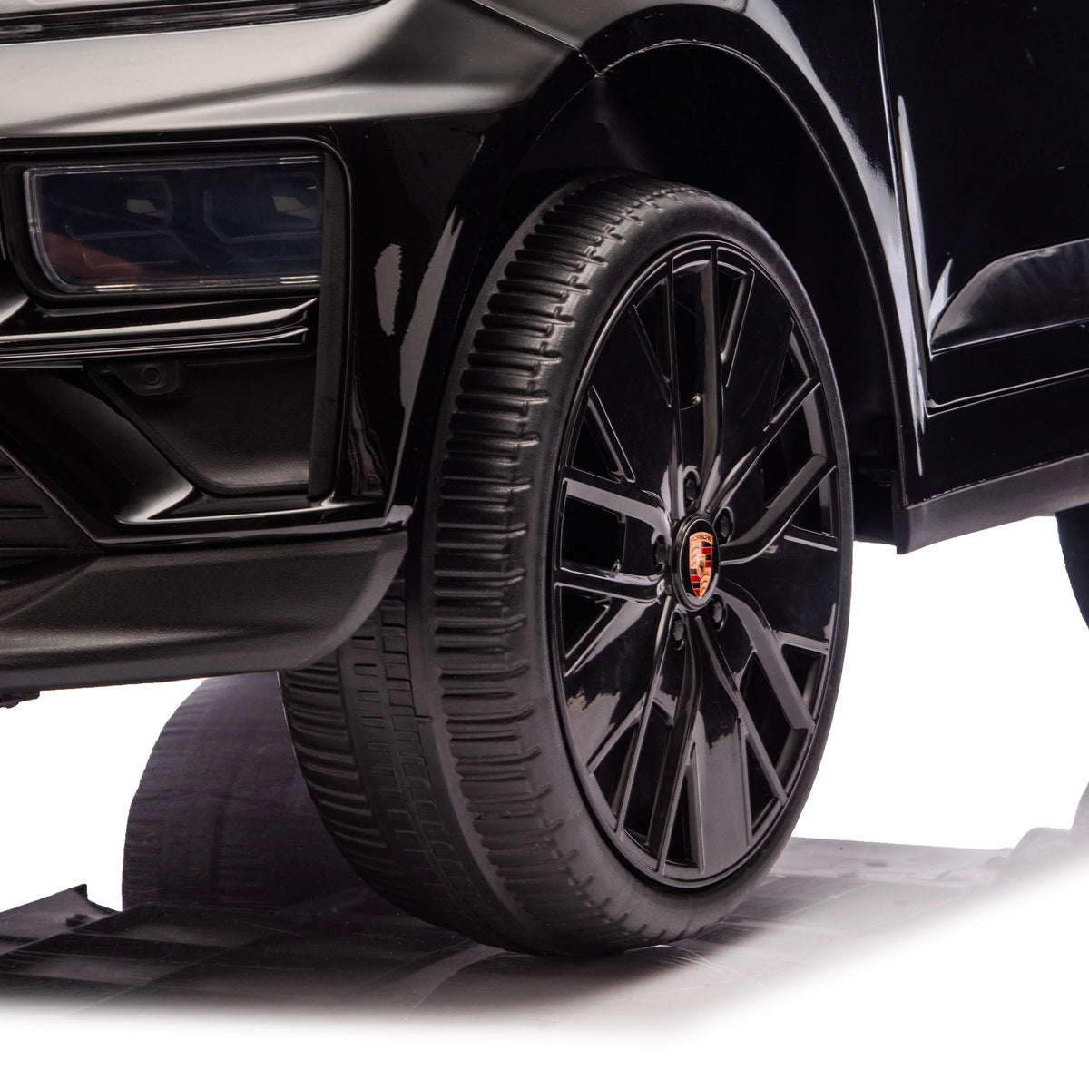 Licensed 24V Porsche Macan Turbo EV Kids Ride On One Seater cars, Rubber Tires, Leather Seat, with RC