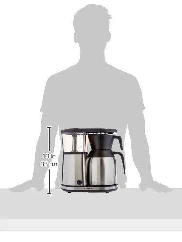 8-Cup One-Touch Coffee Maker with Thermal Carafe, Stainless Steel