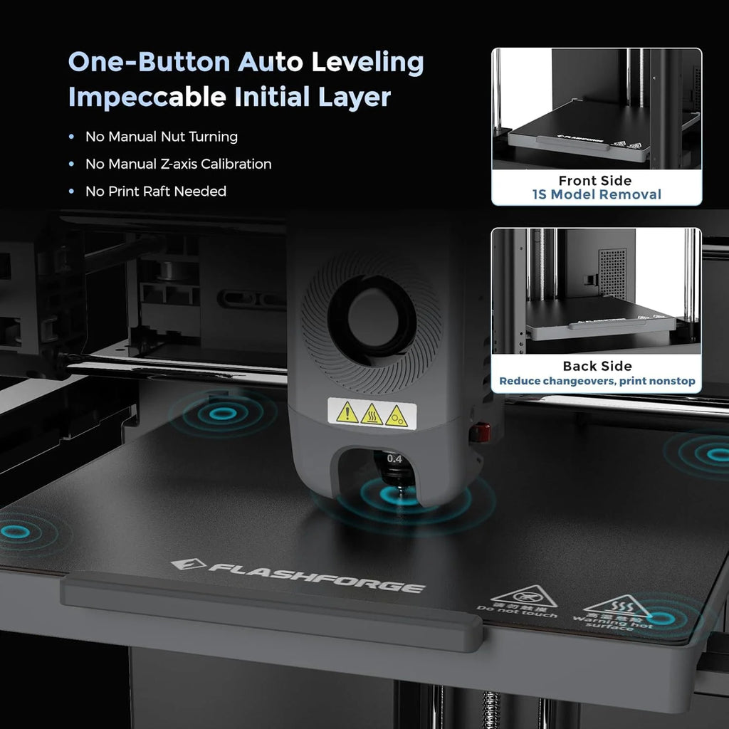 3D Printer with Fully Automatic Bed Leveling