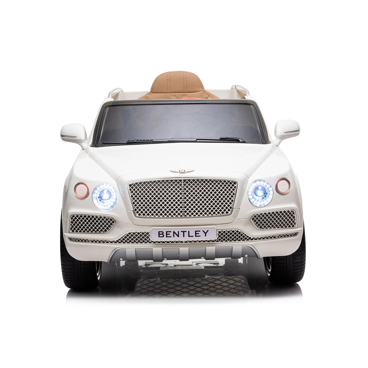 12V Licensed Bentley Bentayga Kids Ride On 1 Seater Car Rubber Tires Leather Seat With RC