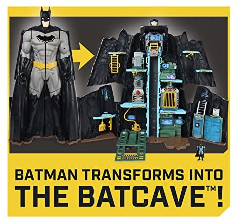 Giant Transforming Superhero Playset with 4 Action Figures and Accessories