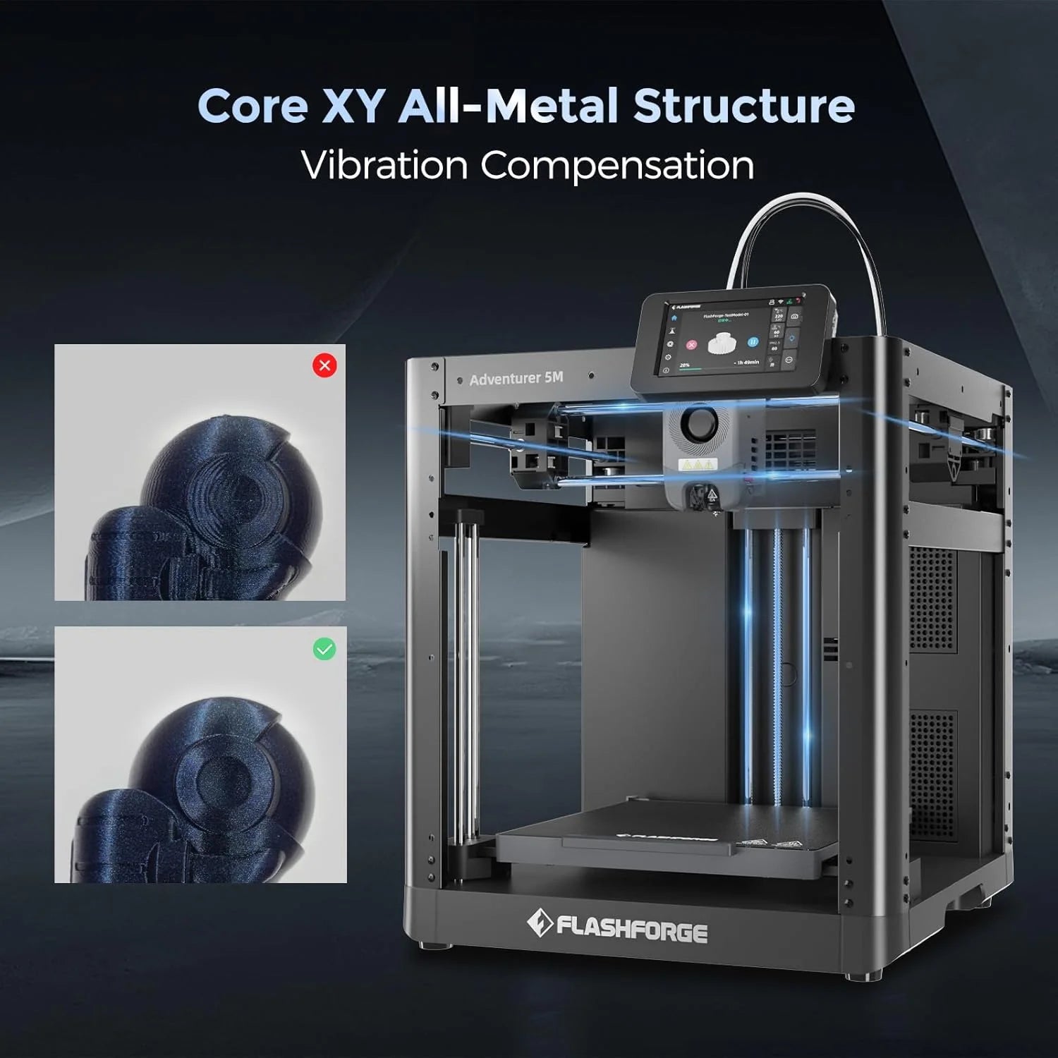 3D Printer with Fully Automatic Bed Leveling