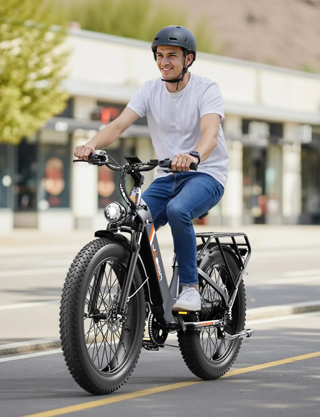 1500W Electric Fat Tire Bike, 30+ MPH, 80-Mile Range, Hydraulic Disc Brakes