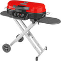 Portable Stand-Up Propane Grill with 3 Adjustable Burners, Push-Button Ignition and 20,000 BTU