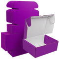 Ucanpack Heavy Duty Boxes For Moving Deluxe Mailer Box Purple Medium, 11? x 7? x 4?" - 50 Pcs
