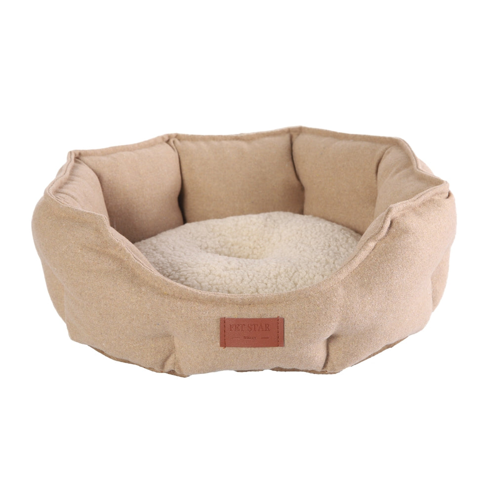 Dog Comfort Bed Soft Pet Bed With Removable Cushion
