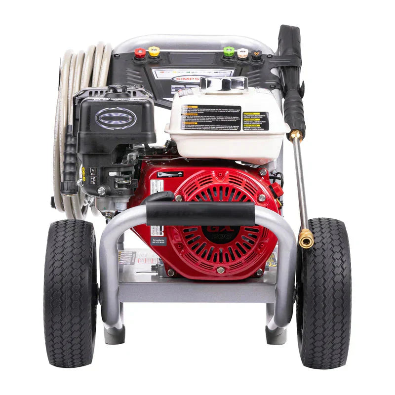 3700 PSI at 2.5 GPM Professional Gas Pressure Washer, Cold Water, Factory Serviced