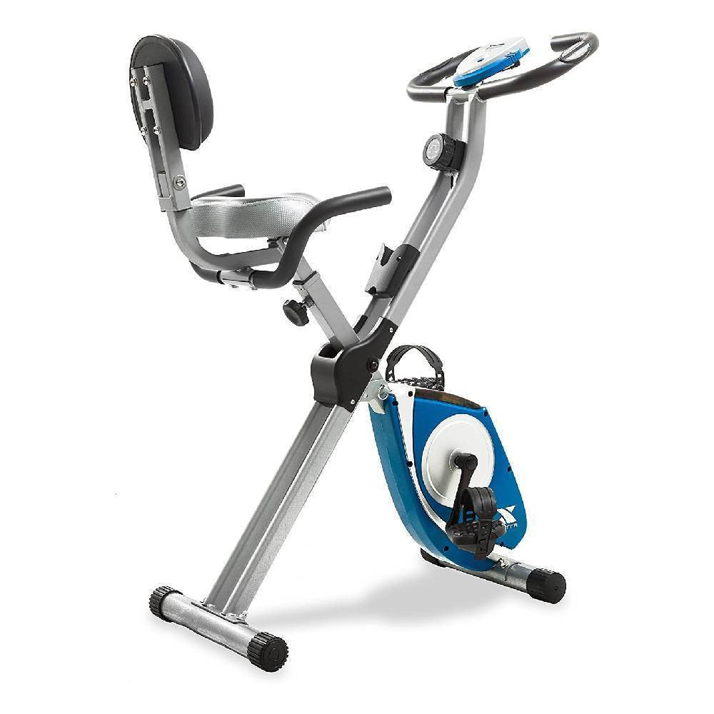Folding Exercise Bike, Silver