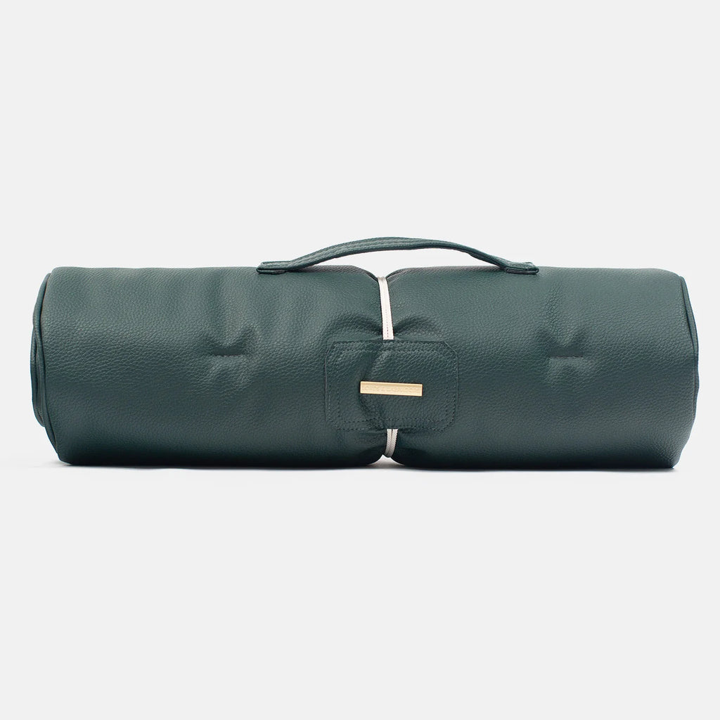 Travel Mat in Forest Rhino Faux Leather