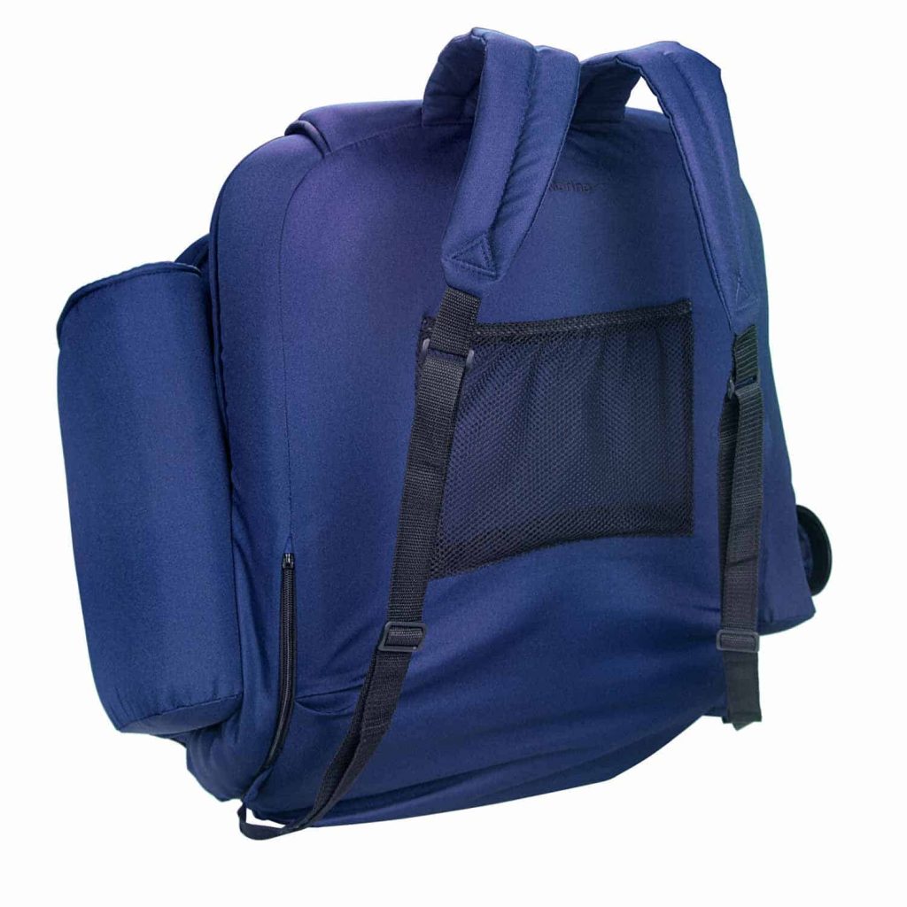 High-Back Portable Marine Seat with Armrests and Pockets, UV-Resistant Water-Repellent Fabric