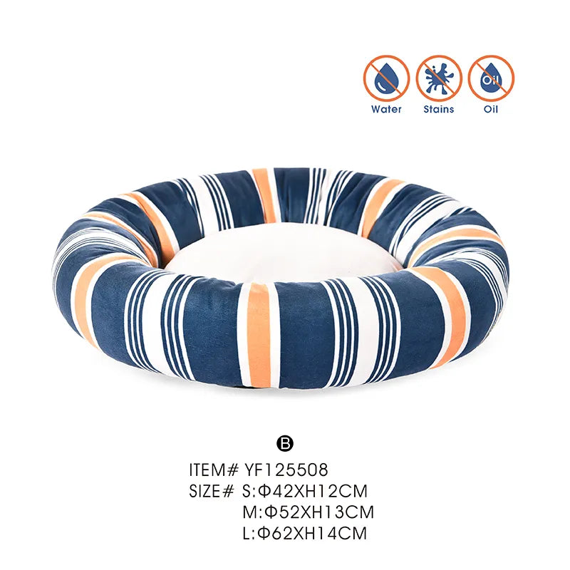 Cat Donut Bed Pet Dog Round Bed