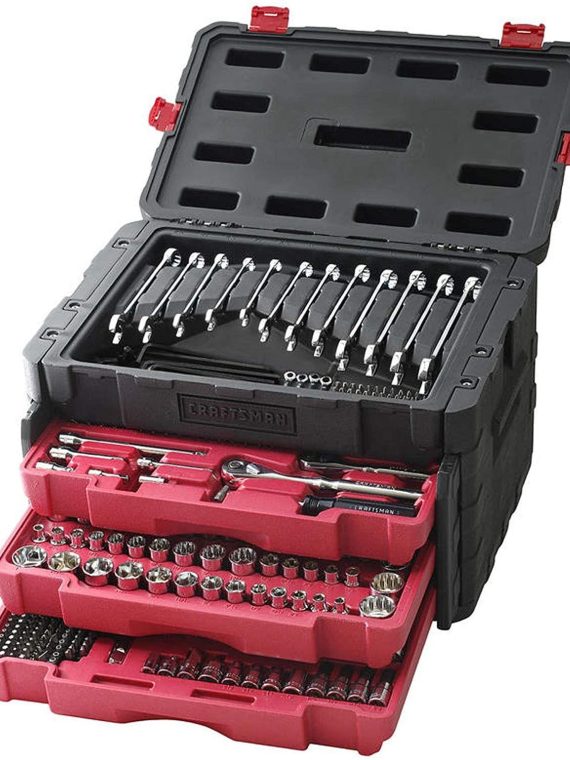 450-Piece Mechanics Tool Set with Ratchets, Sockets and Hand Wrenches