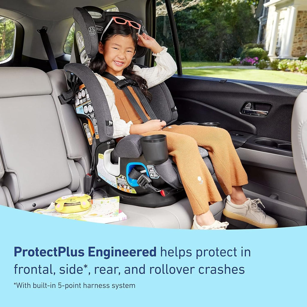 4-in-1 Convertible Car Seat for Infants and Toddlers with Rear-Facing, Forward-Facing and Booster Modes