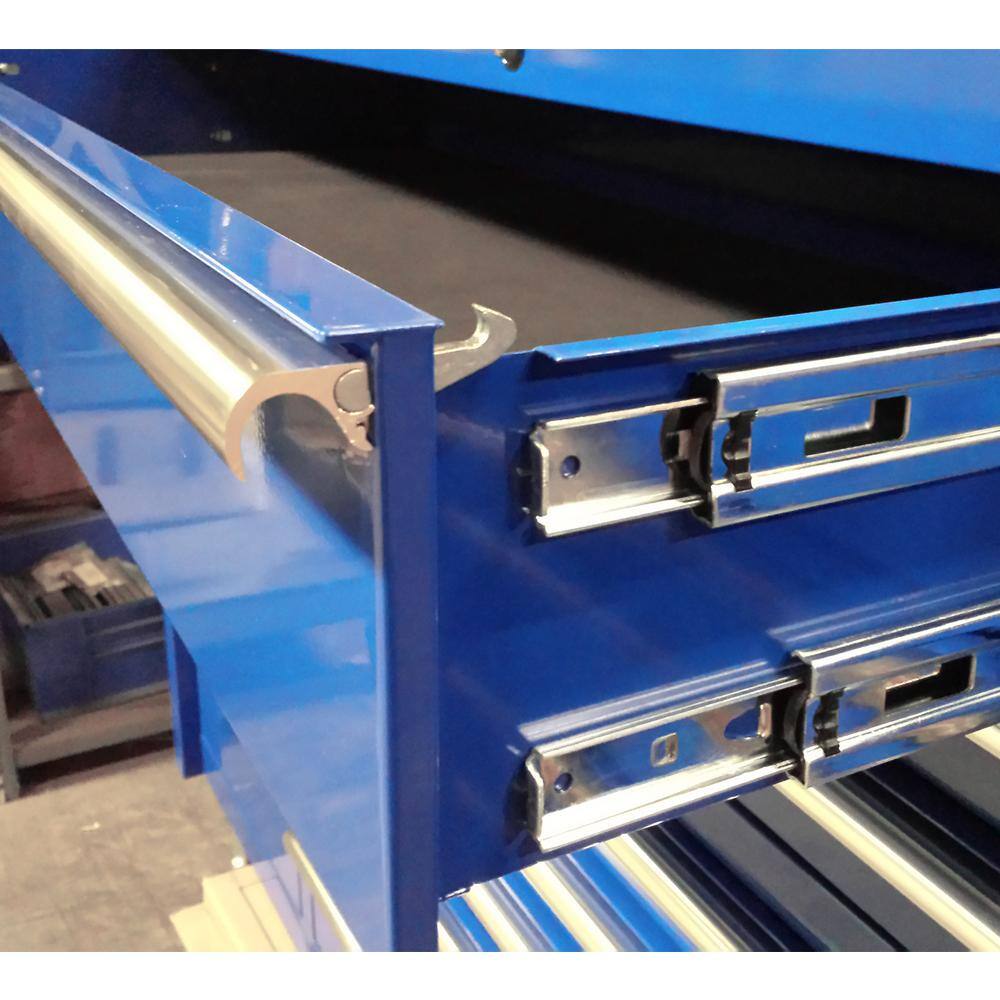 55-Inch 12-Drawer Rolling Tool Cabinet Chest, Blue