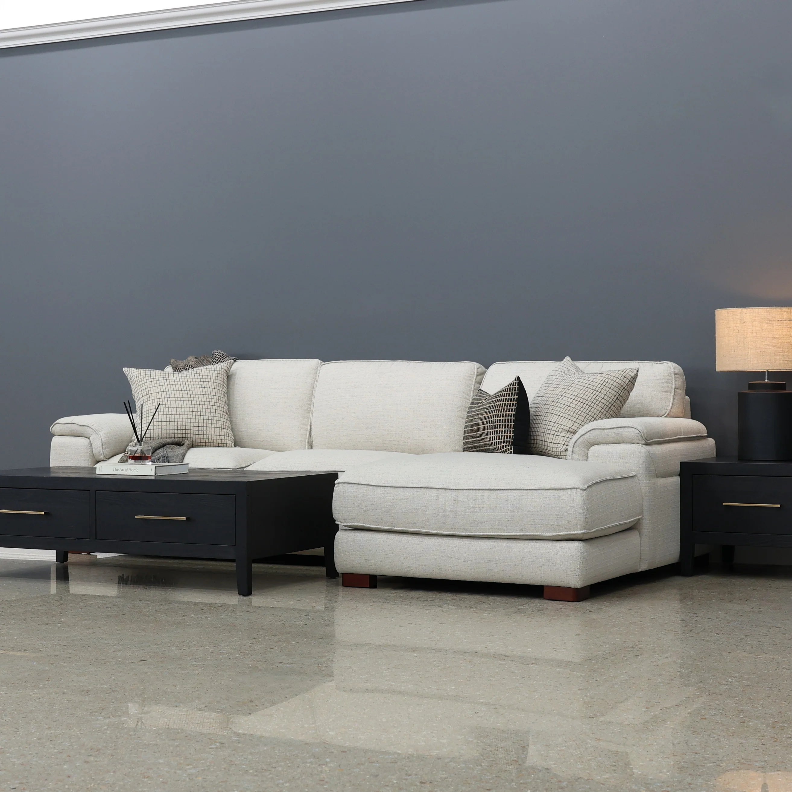 Rostrevor Sofa Chaise Natural