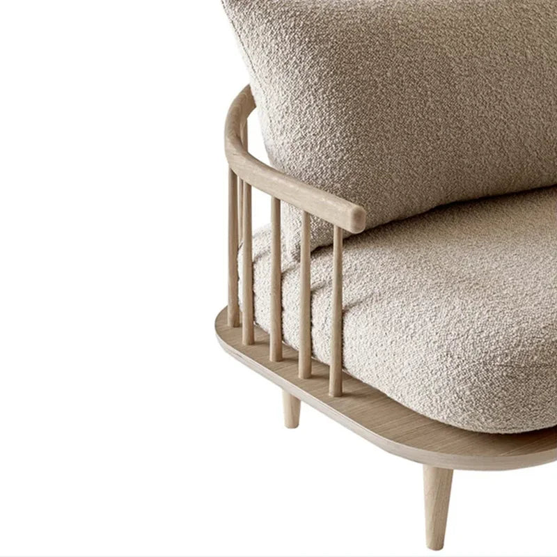 Fly Sofa Fabric Solid Wood
