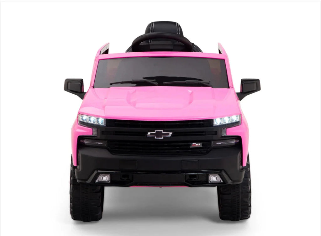 2026 12V Official Chevrolet Silverado Truck Kids Ride On One Seater Electric Car With RC