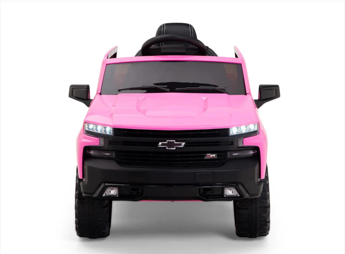 2026 12V Official Chevrolet Silverado Truck Kids Ride On One Seater Electric Car With RC