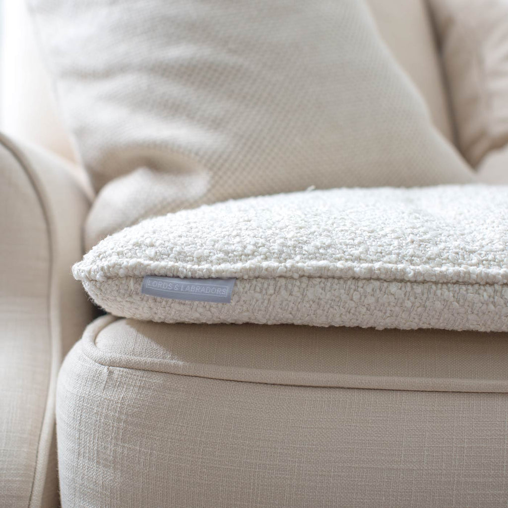 Couch Topper in Bouclé