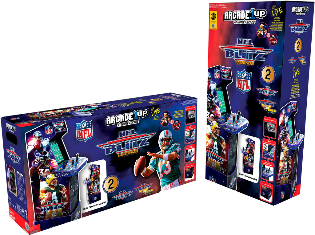 Retro Arcade Game Console with Riser and Lighted Marquee
