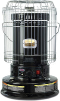 23,000 BTU Indoor Kerosene Heater, No Electricity Required, Black