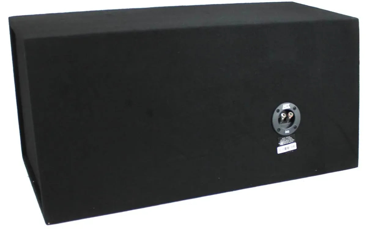 Dual 12-Inch Loaded Car Subwoofer System with Subwoofer Box, Amplifier and Wiring Kit