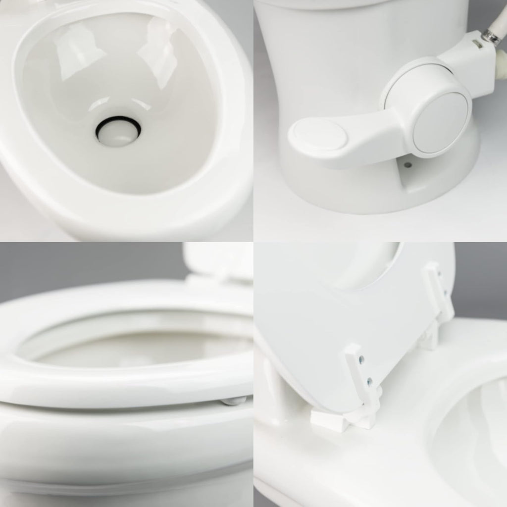 Standard-Height RV Toilet, White