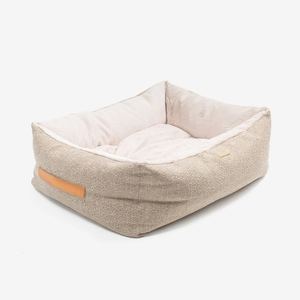 Box Bed in Sandstone