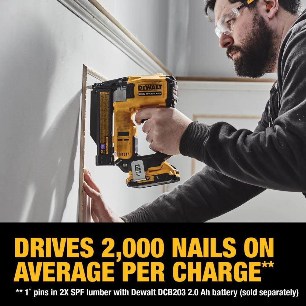 20V 23-Gauge Cordless Pin Nailer Kit