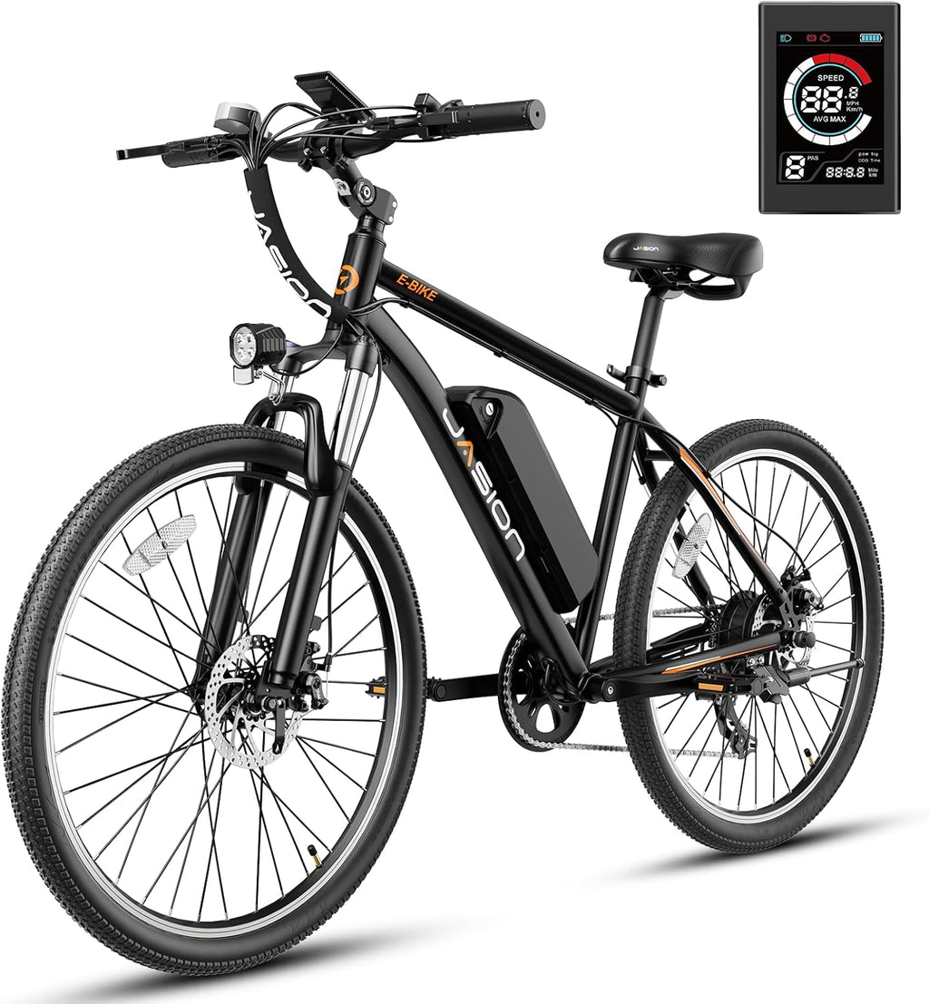 500W Electric Bike, 40-Mile Range, 20 MPH Top Speed