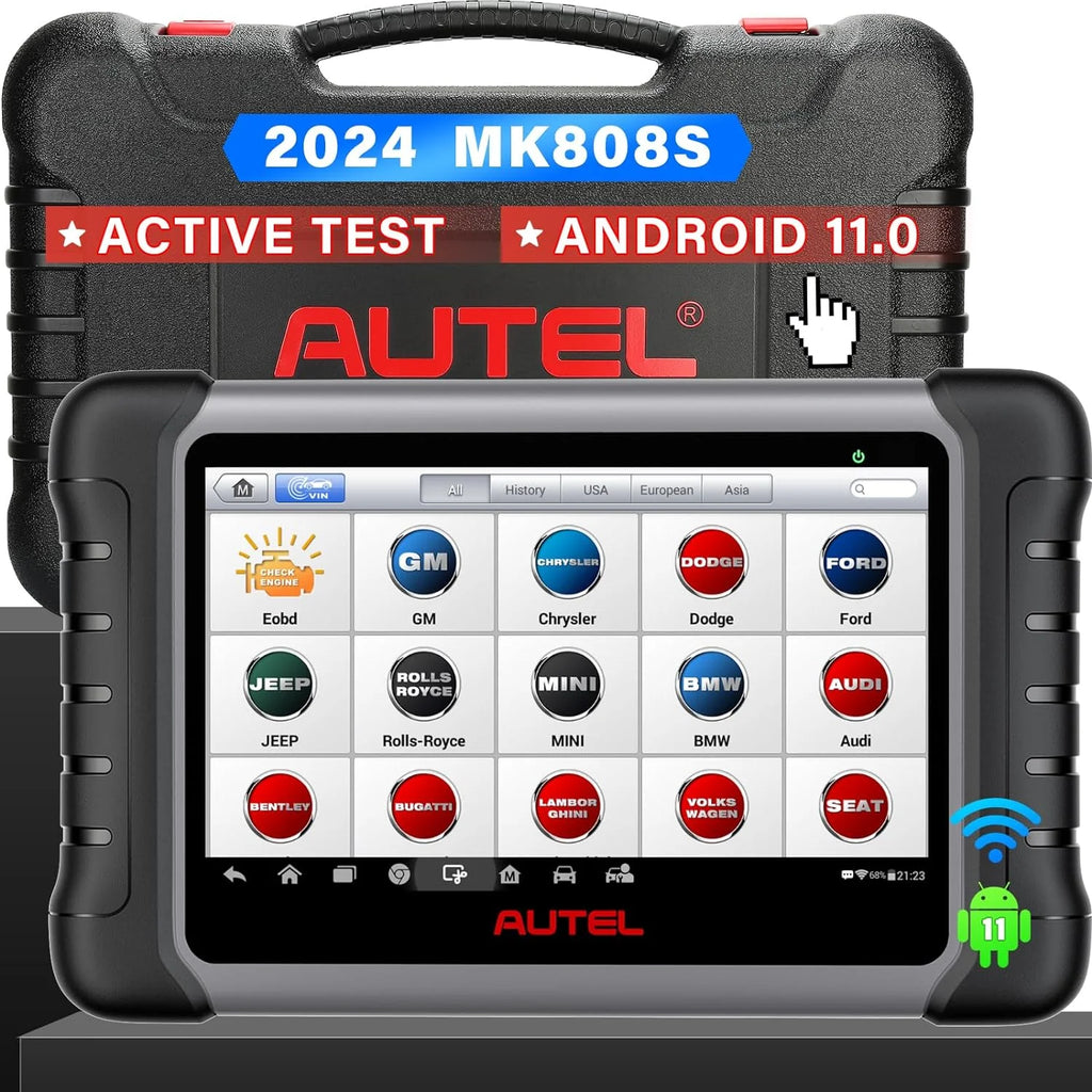 2024 Bidirectional Automotive Diagnostic Scanner with Active Test, All-System Diagnostics and Injector Coding