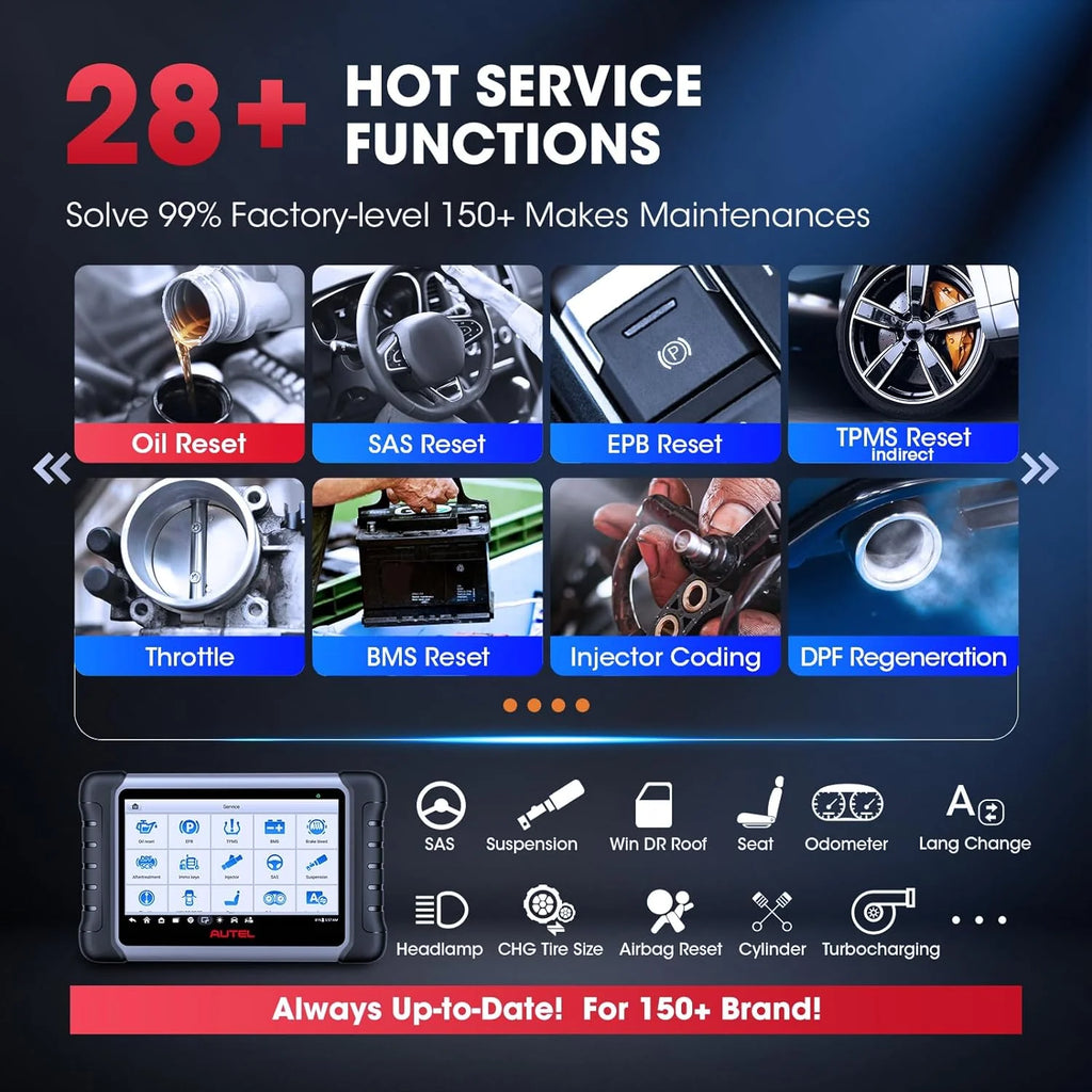 2024 Bidirectional Automotive Diagnostic Scanner with Active Test, All-System Diagnostics and Injector Coding