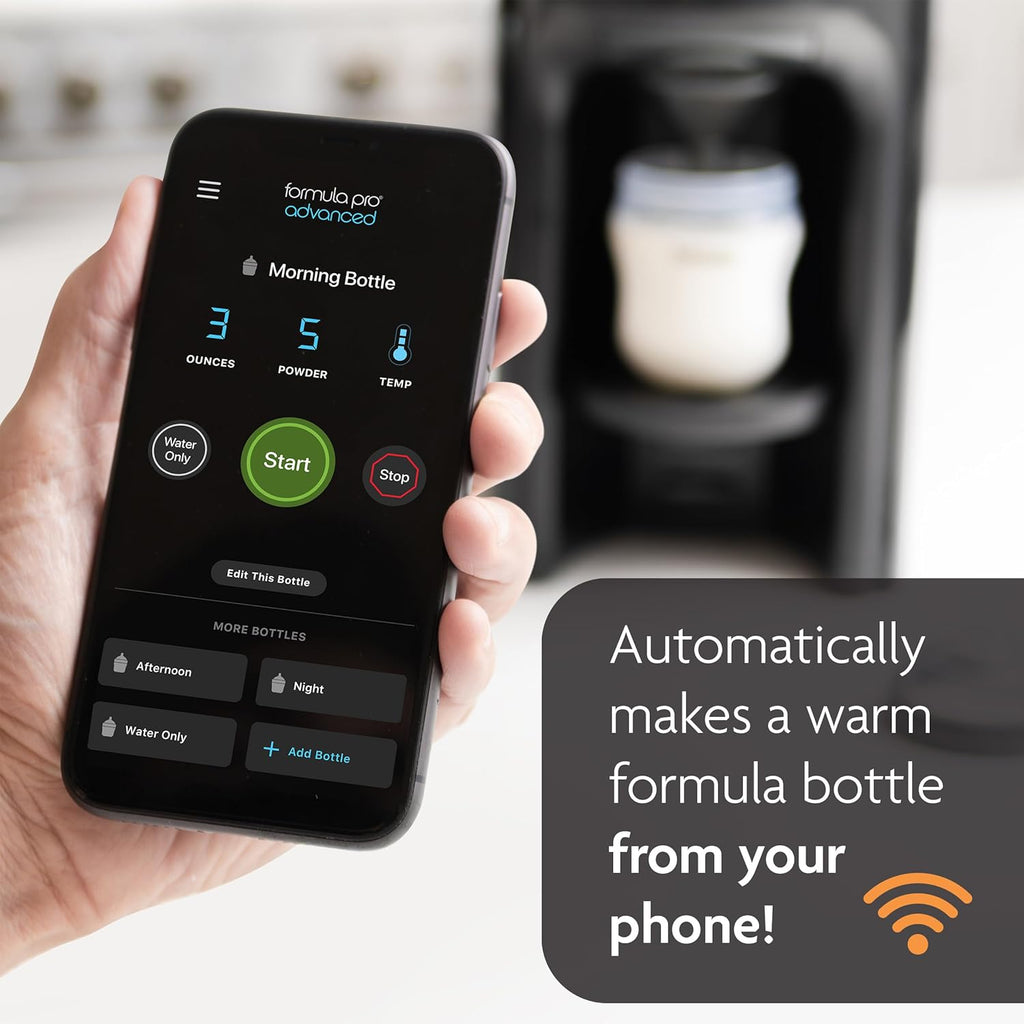 WiFi-Enabled Baby Formula Dispenser, Black