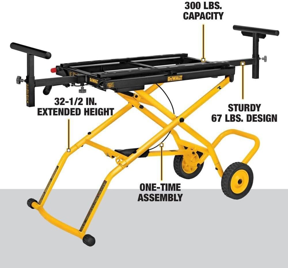 Miter Saw Stand with Wheels