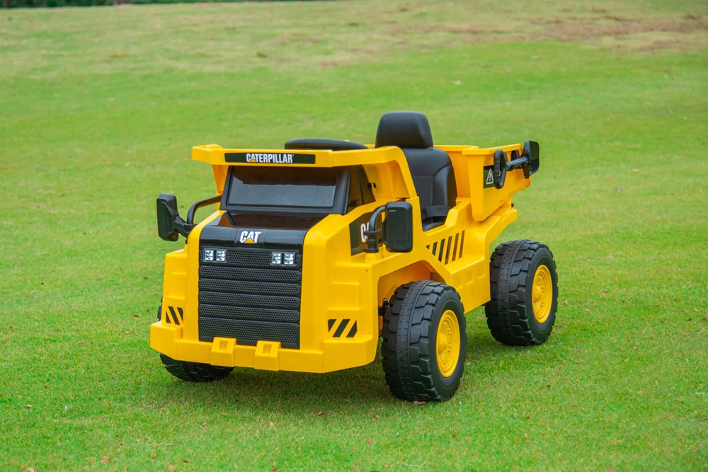 2026 CAT Dump Truck 12V Kids Ride On with Remote Control, Working Shovel & Realistic Construction Sounds With RC